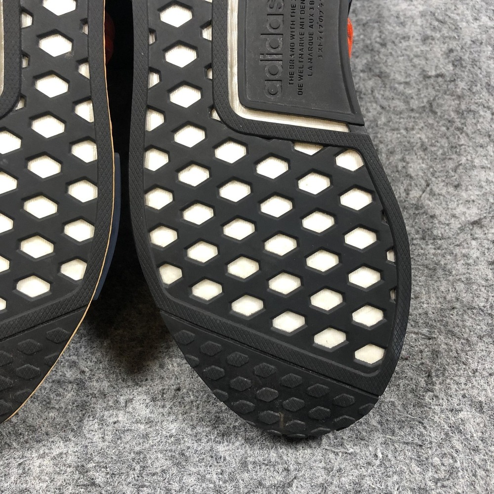 Adidas Pharrell x NMD Hu Animal Print Pulse Amber Shoes Mens 8.5 Sneakers - Picture 13 of 16